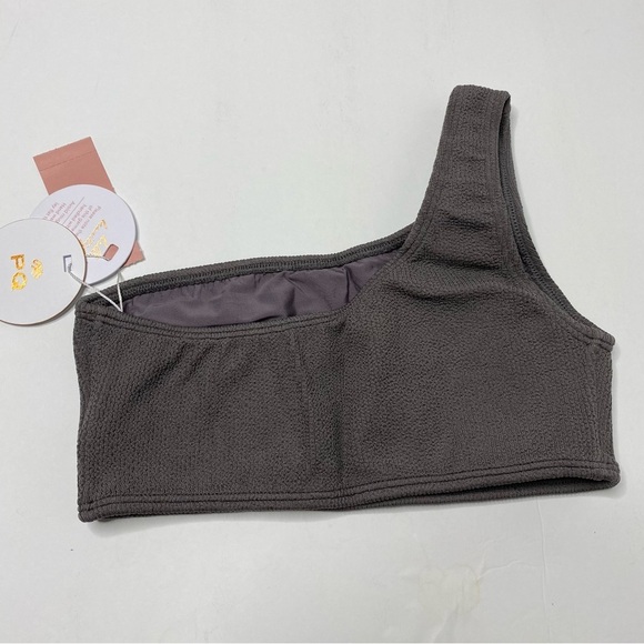PQ Anthropologie Sand Reef One Shoulder Bikini top size small NEW - Picture 3 of 5